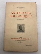 Anthologie bouddhique 1924 - anthologie,