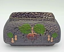 André DELATTE , Attribué à - Jardinière en Pate de verre Marbré Art Nouveau Vase