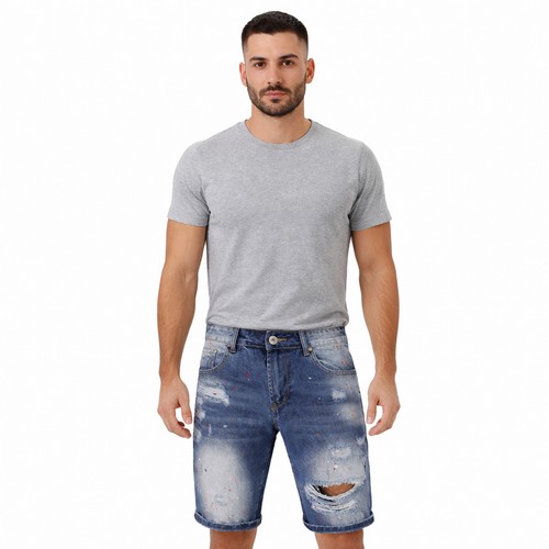 Bermuda jeans homme denim - homme,
