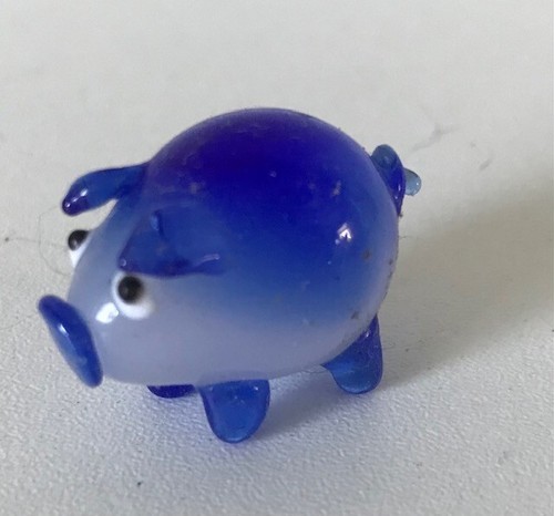 Collection mini cochon bleu - collection,