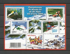 FRANCE 2009 - Miniature Sheet n° F4329 MNH ** Alpine Skiing Championship