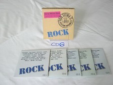 COFFRET 5 CD 100 TITRES ROCK VERSIONS ORIGINALES SONY MUSIC TTBE