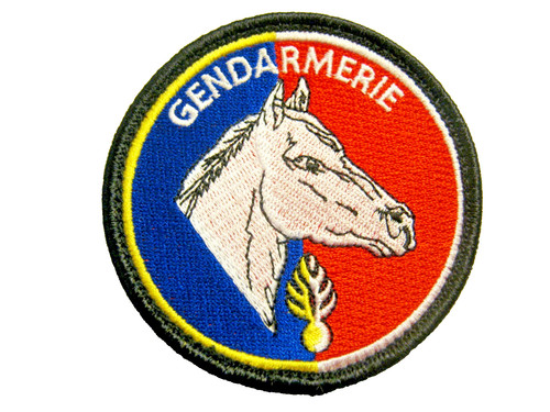 Ecusson gendarmerie cavalier - ecusson,