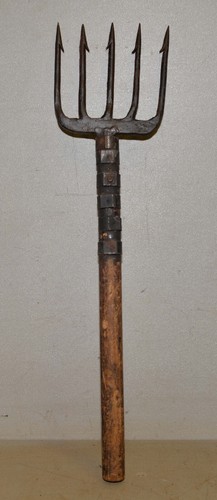 Antique hand forged barbed - 5,