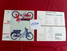 N°13710 /  HONDA  50 tourisme C 100 et 50 sport C 110 / dépliant en Francais