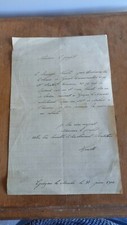 RARE Ancienne lettre datée de 1900 Demande de mise en retraite Grézieu Le Marché