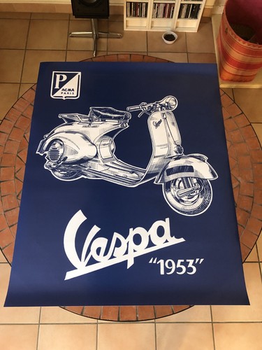 Affiche vespa acma - affiche,