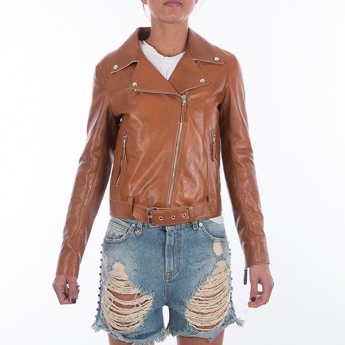 Veste biker femme cuir - veste,