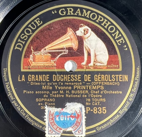 Yvonne printemps ariette - ariette, de