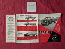 N°21905 / dépliant   BERLIET