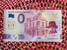 BILLET EURO SOUVENIR 2025-6 MAISON ALBERT LONDRES VICHY ANNIVERSAIRE 