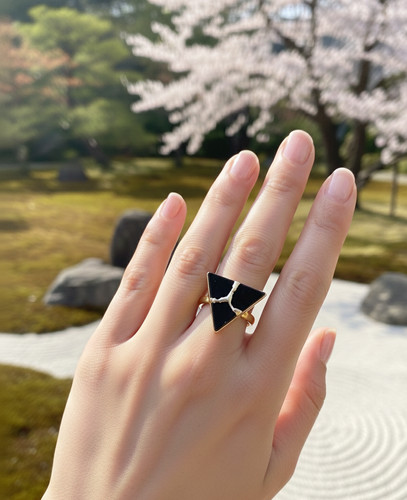Bijou bague fait - , main