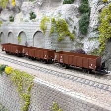 3 wagons tombereaux type EI-u