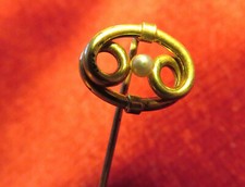 EPINGLE de CRAVATE OR jaune