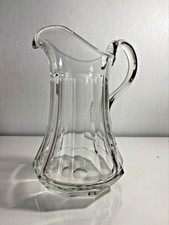 Superbe broc pichet en cristal taillé