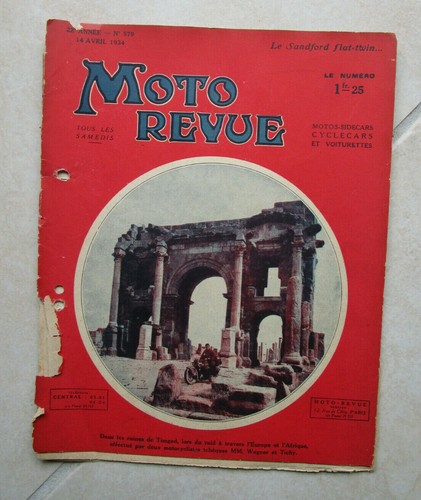 Moto revue 579 - moto,
