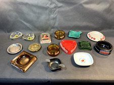 Lot de 15 anciens cendrier