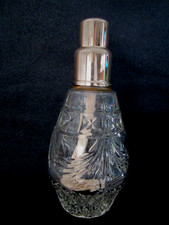 Ancienne LAMPE BERGER BACCARAT Cristal moulé motif géométrique stylisé ART DECO