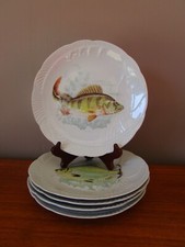 5 ASSIETTES A POISSON