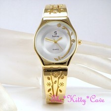 Plaquée or Grimper Fleur