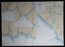 Carte marine n°7138 : PORTS ET MOUILLAGES EN BRETAGNE SUD (1991) Laïta, Belon..