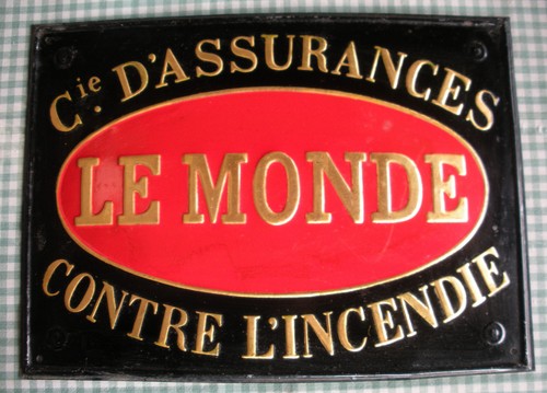 Plaque non émaillée - non,