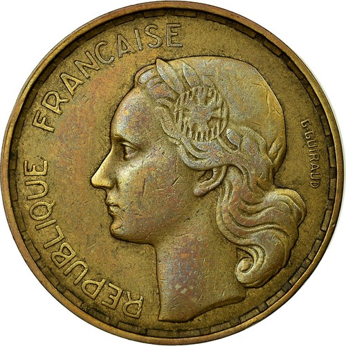 Monnaie france guiraud 50 - monnaie,, france,