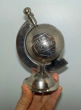 Mappemonde en métal petit globe terrestre vintage - A6