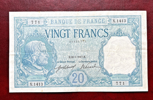 France francs bayard 1917 - france,