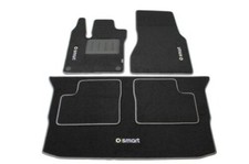 Tapis Moquette + Coffre smart Forfour W453 à Partir De 2014 Eq 2019- 10 Gris