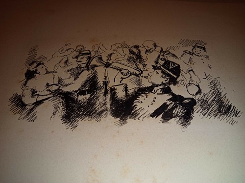 Dessin original marcel roche - original,