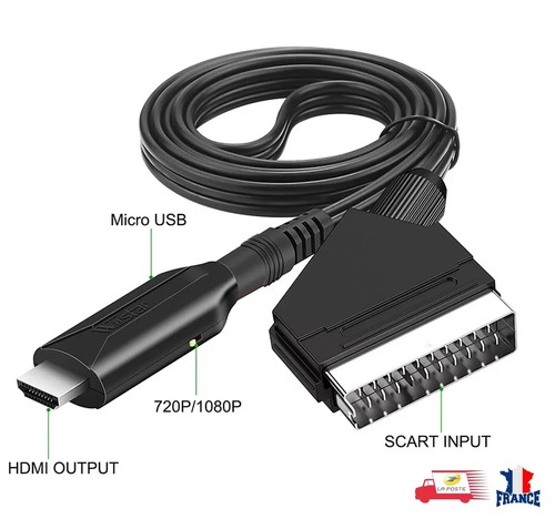 Scart péritel 1080p vers - scart,