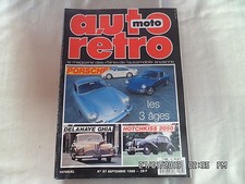 AUTO RETRO N°97 09/1988 PORSCHE LES 3 AGES DELAHAYE GHIA HOTCHKISS 2050    D63