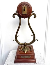Rare téléphone ancien La Lyre Wich système Deckert Antique Old Telefon vers 1900