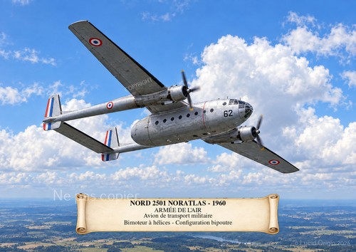 Nord 2501 noratlas avion - 2501,
