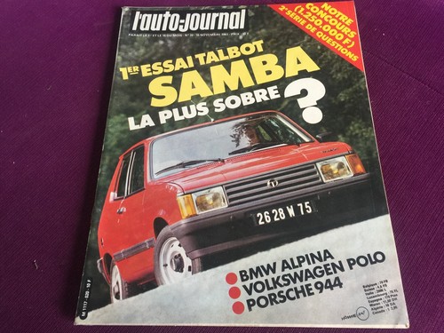 Auto journal annee 1981 - n°20,