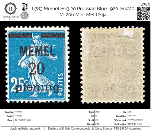6783 memel sg3 bleu - memel, 20