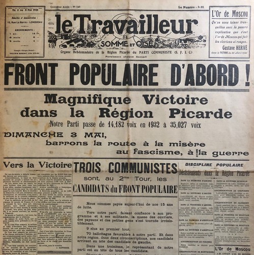 Journal travailleur de - le,