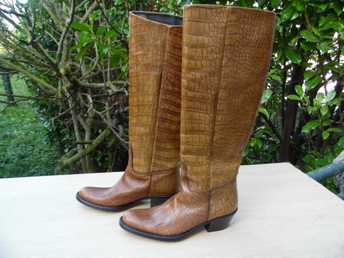 Bottes santiag tout cuir - tout,
