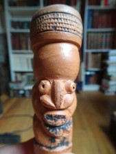 Etrange Pipe à Fumer - Chillum en terre cuite