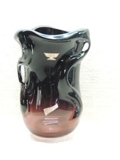 TRÈS BEAU VASE EN VERRE DE STYLE ART-DECO PIERRE SCHNEIDER PARIS