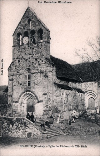 Cpa beaulieu eglise - cpa,