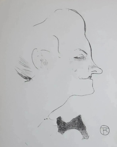 Toulouse lautrec profil - lautrec, :