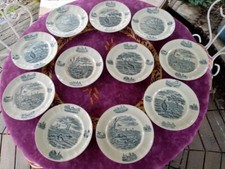 11 Assiettes Plates Terre Fer