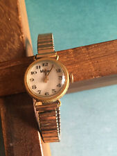 Vintage Ancienne Montre Bracelet Femme Mécanique Plaqué Or BLAZON