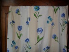 Vintage tissu Kenzo par Lelièvre,coton épais.Fleurs.Paris 1992.