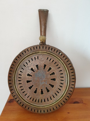 Ancienne bassinoire cuivre - ancienne, en