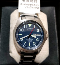 Montre Homme Citizen AT6080-53L Promaster EcoDrive Titanium Solar Argent Japon