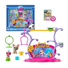 BANDAI - Littlest Pet Shop - Coffret Pets Got Talent - Ensemble de jeu avec 2 an