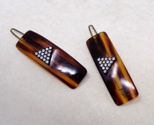 Lot 2 peignes anciens - Barrettes à cheveux vintage 1960's - Made in France